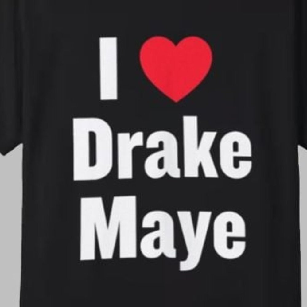Will Campbell I Love Drake Maye T Shirt  184 - Picture 2 of 5